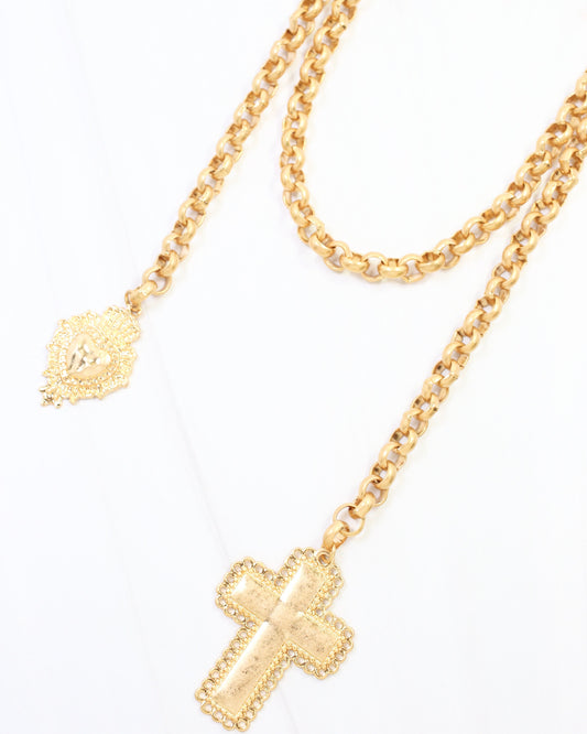 Bamoral Cross Pendant Necklace WRVG