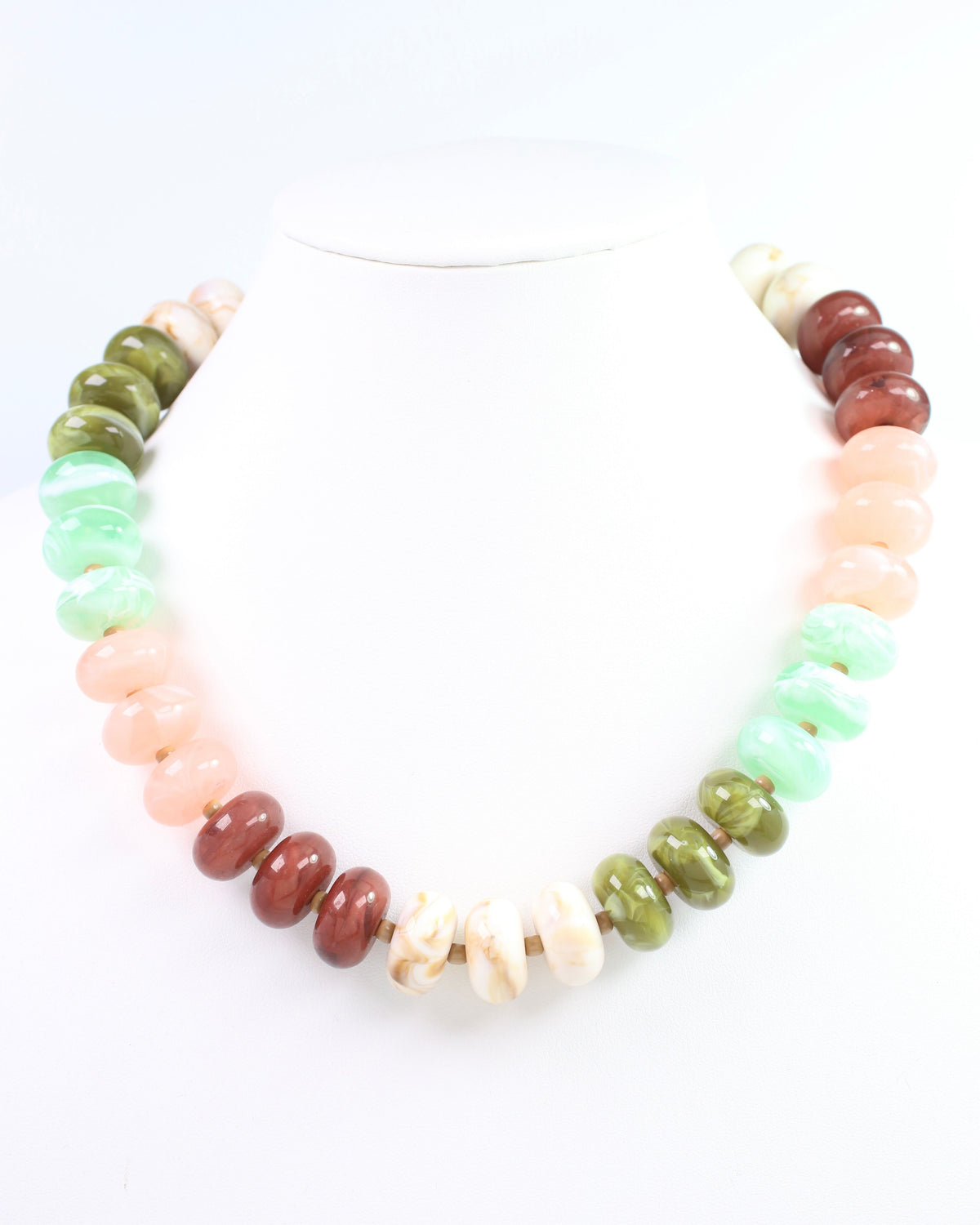 Bryant Beaded  Necklace Olive Multi
