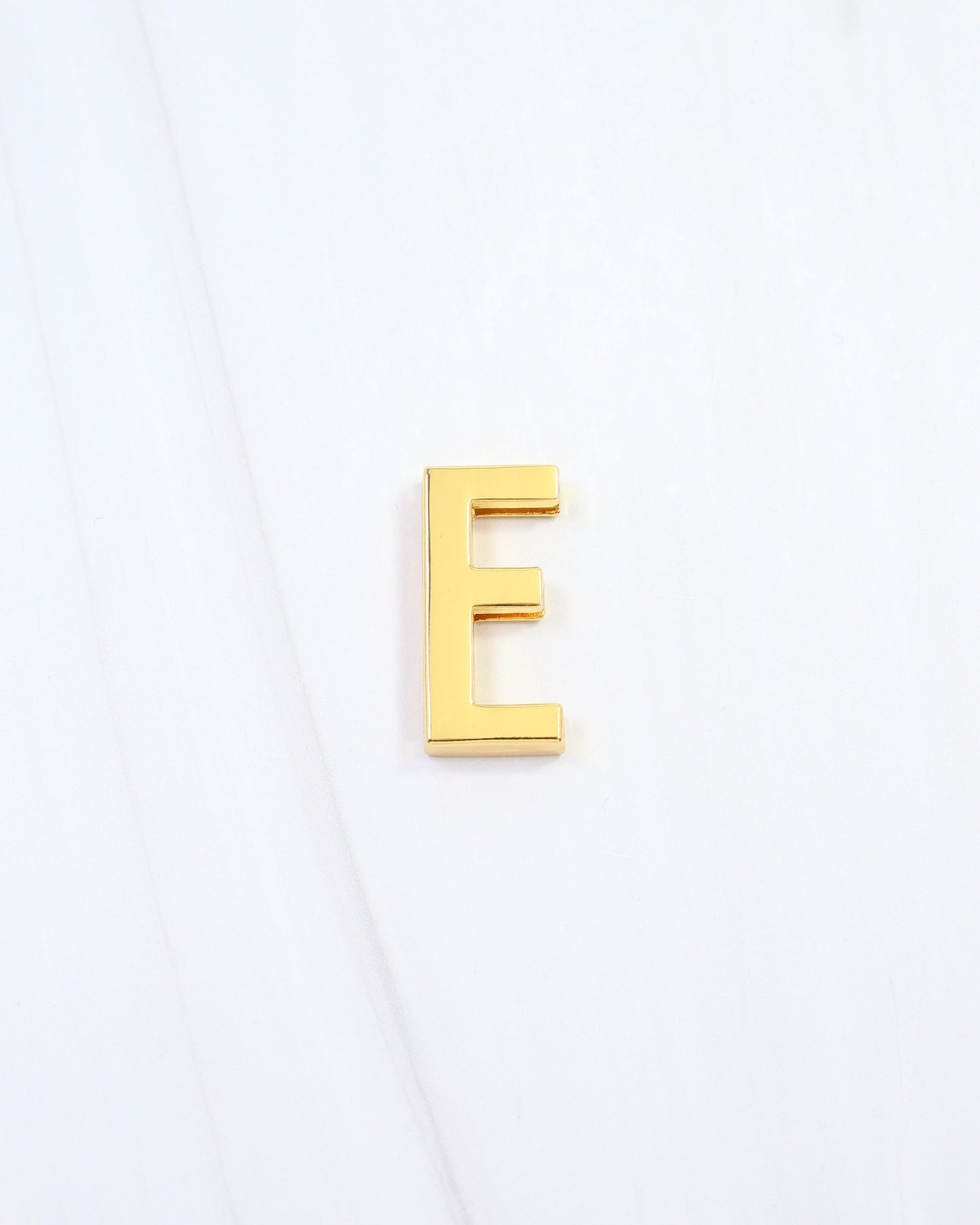 Arlett Initial Scarf Slide E Gold