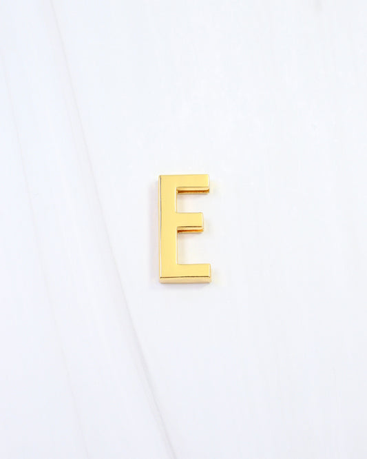 Arlett Initial Scarf Slide E Gold