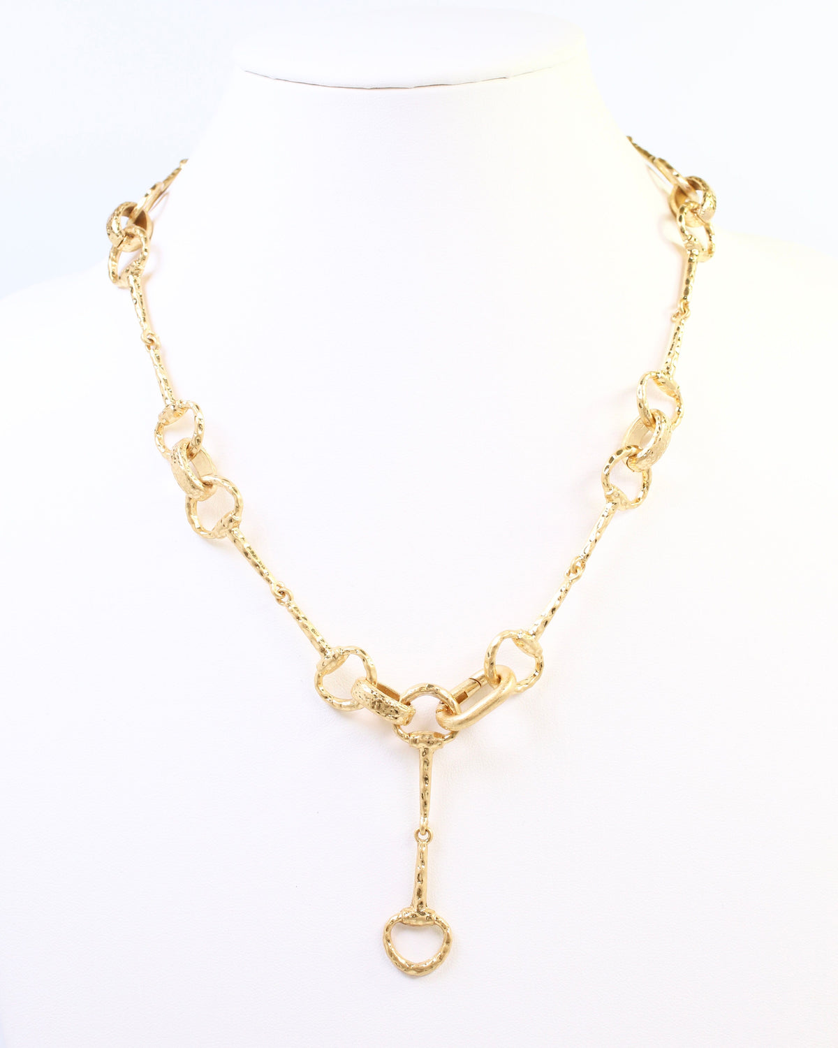 Baybrooks Horsebit Y Necklace WRVG