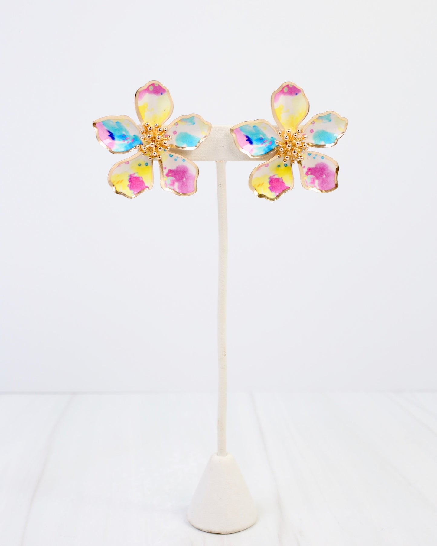 Monett Flower Post Earring Multi