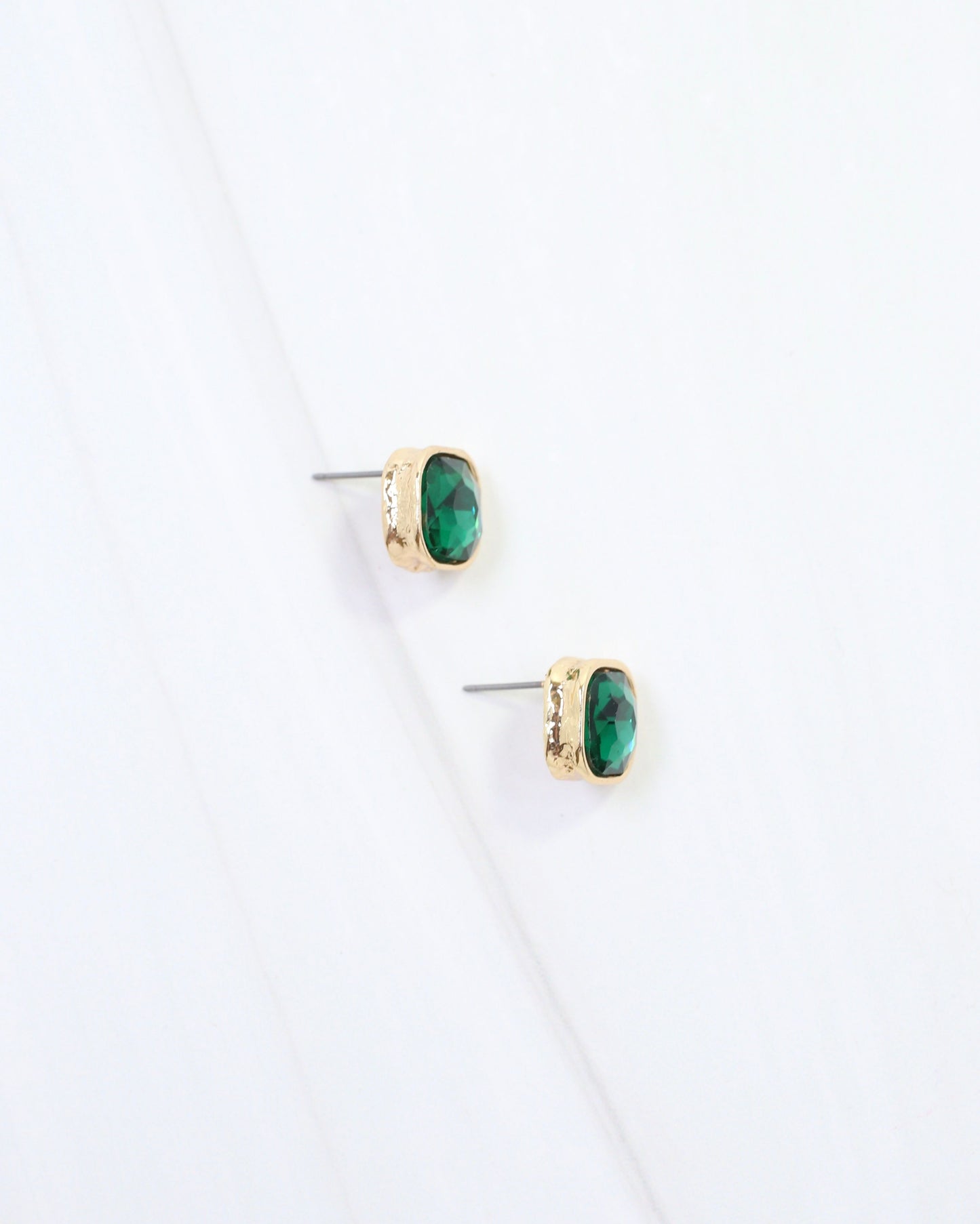 Fontaine Crystal Stud Emerald