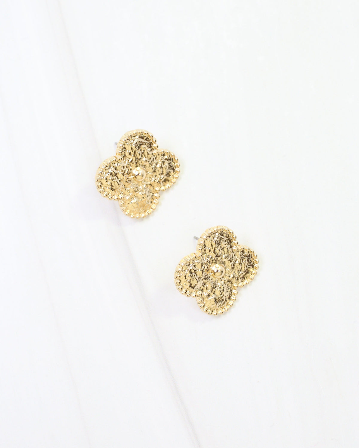 Canberlee Clover Stud Earring Gold