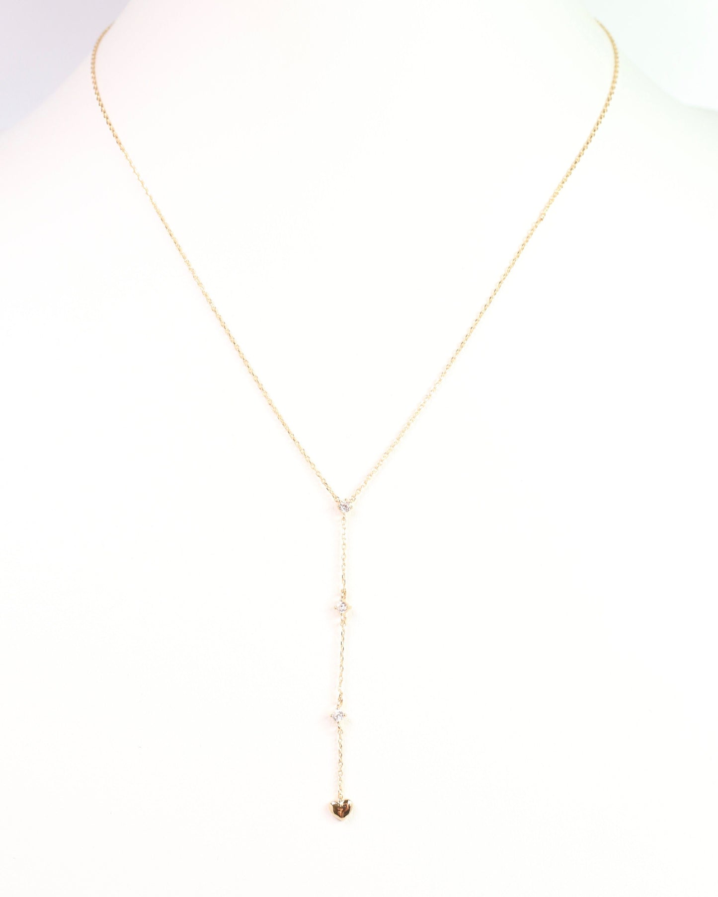 LuLu Y Necklace Gold