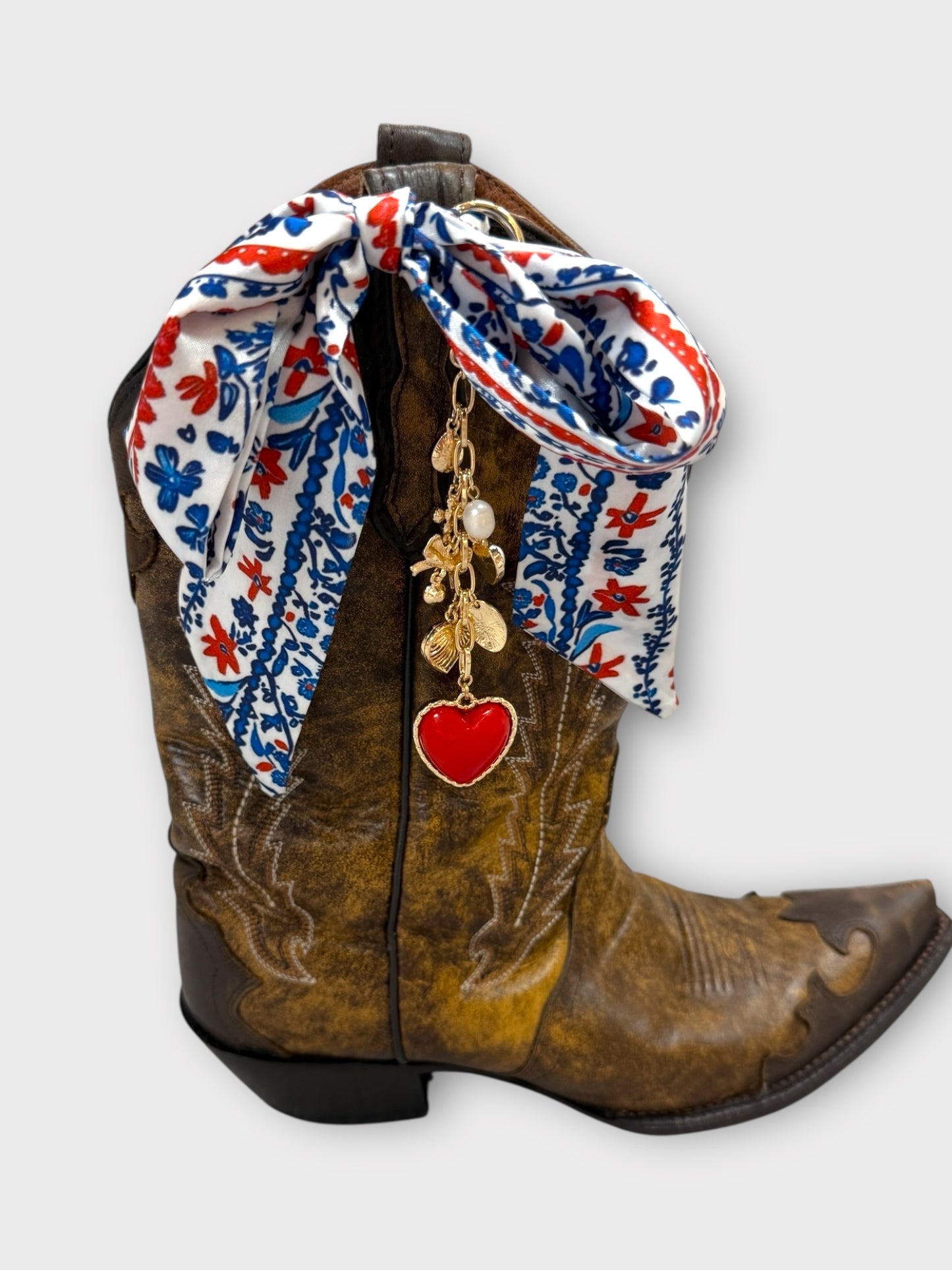 Boot Bundle Blue & Red Mixed Floral