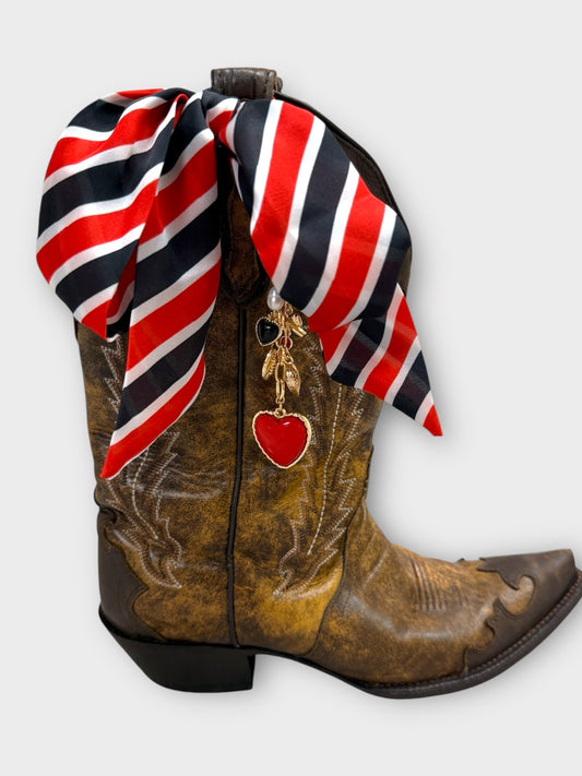 Boot Bundle Red and Black Stripe