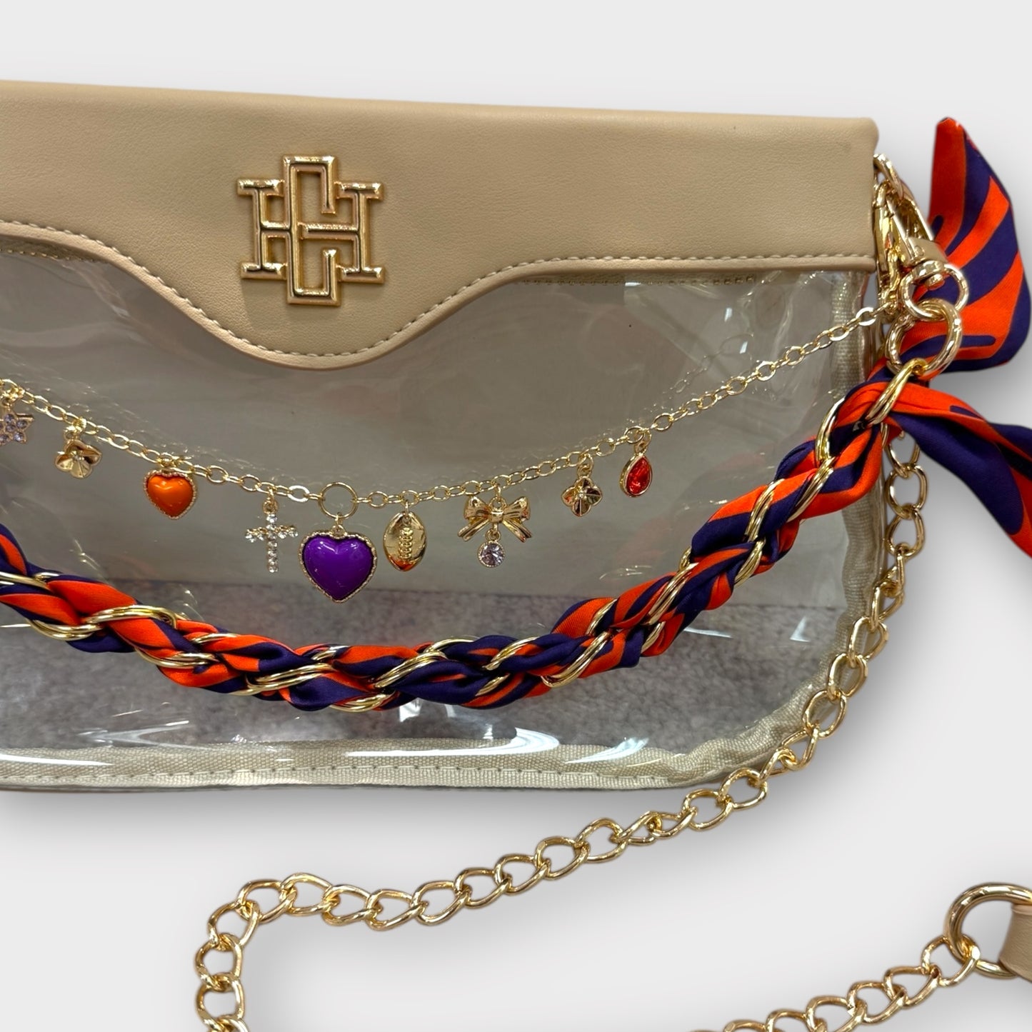 Purple Orange Clear Bag Bundle