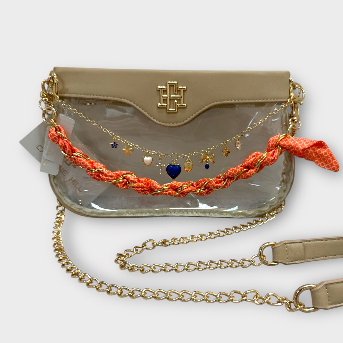 Royal Blue Orange Clear Bag Bundle