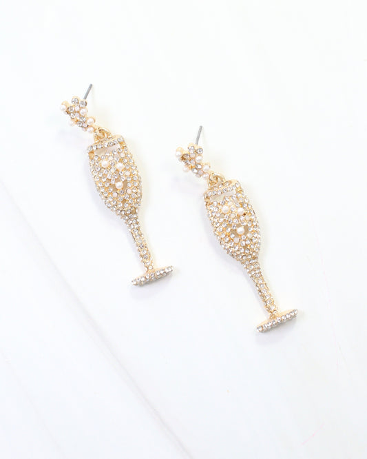 Cheers to You Earring Gold