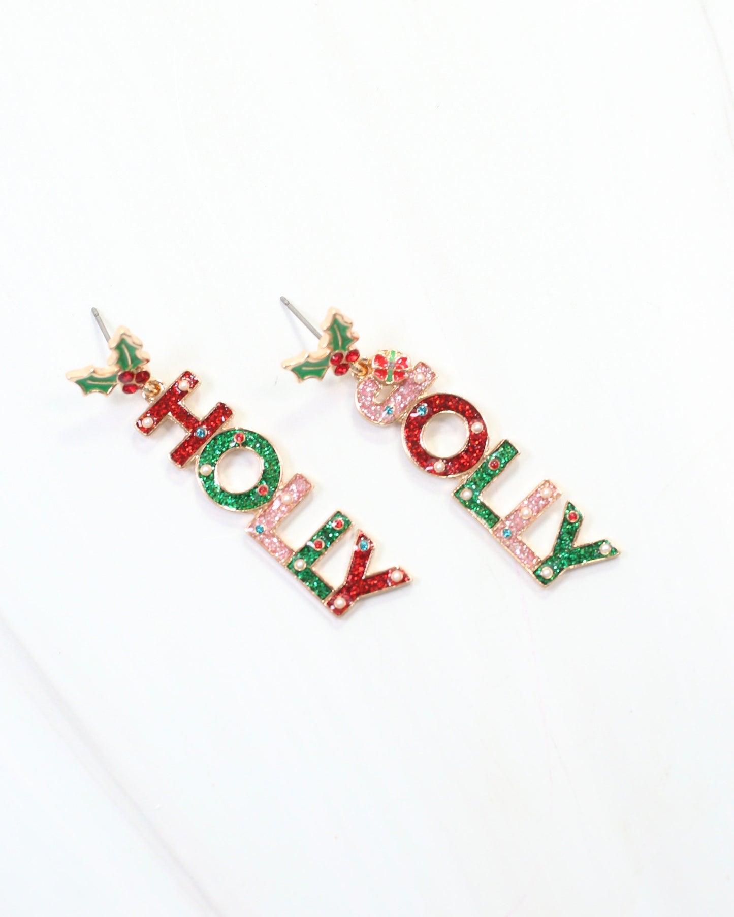 Deck the Halls Holly Jolly Earring Multi