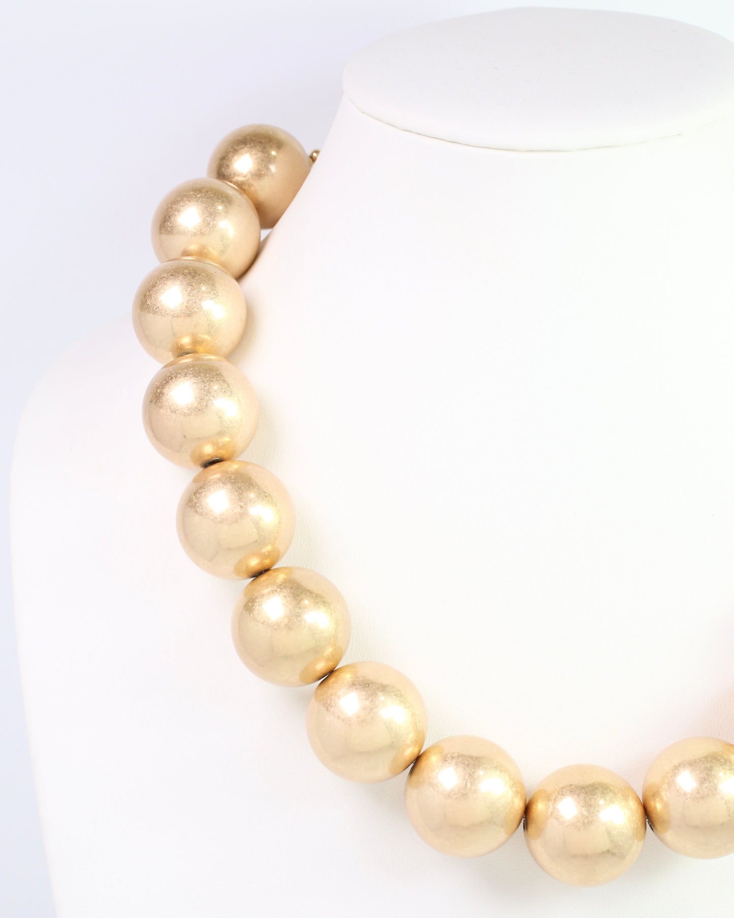 Palmer Beaded Necklace WR Worn Gold