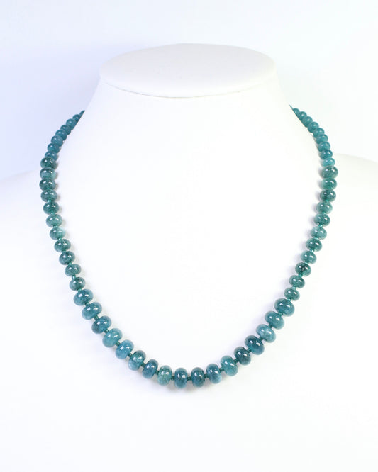 Marcela Stone Beaded Necklace Teal