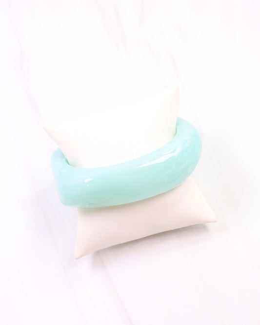 Chelsea Geometric Bangle Bracelet Aqua