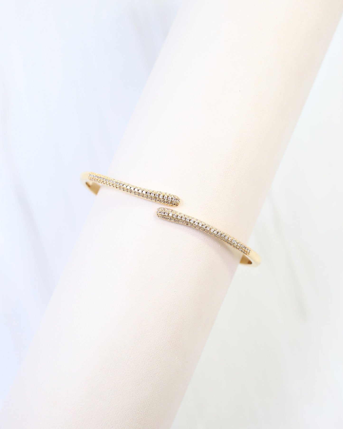 Shiprock Pave Cuff Bracelet WR Gold