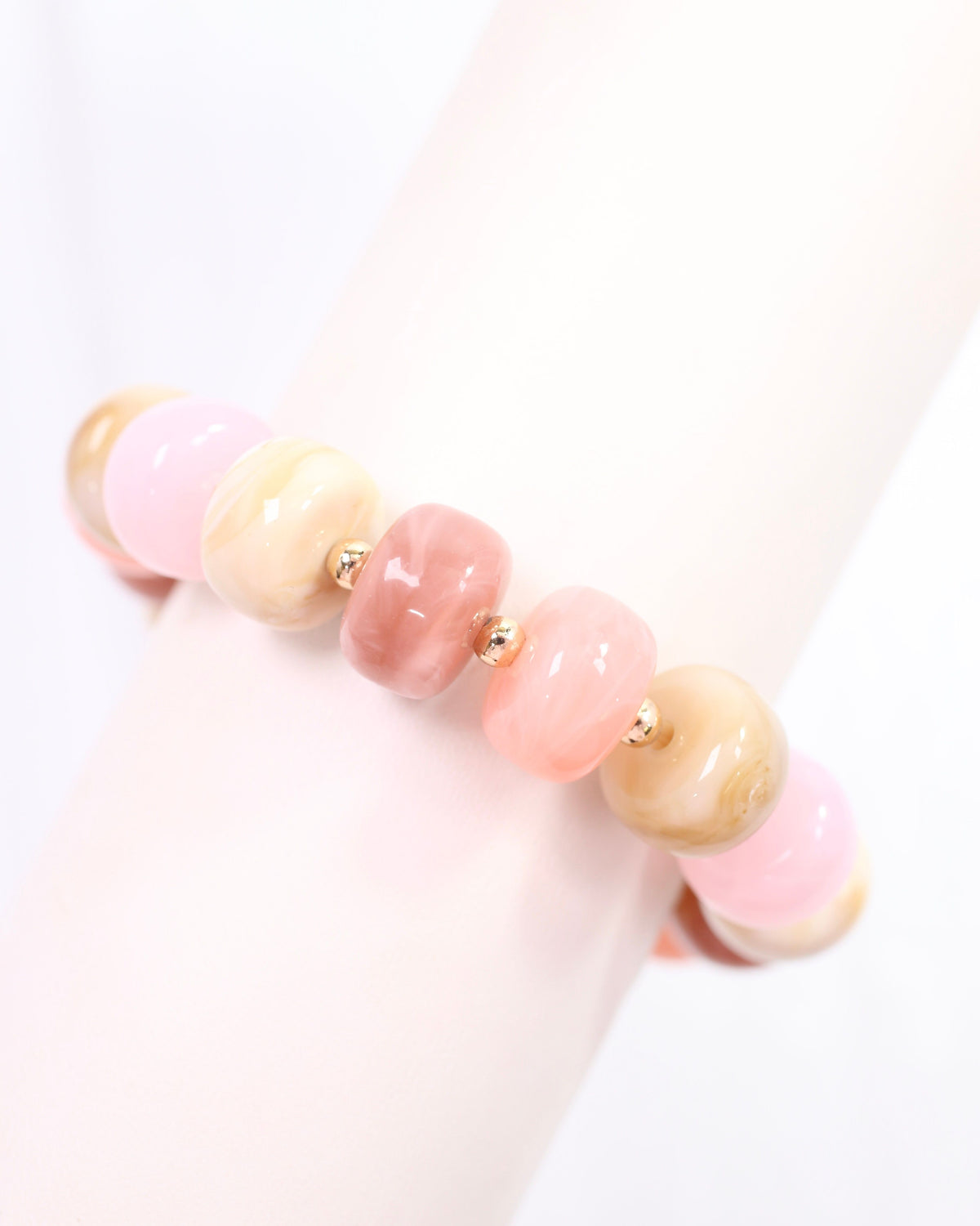 Tanner Beaded Bracelet Pink Multi