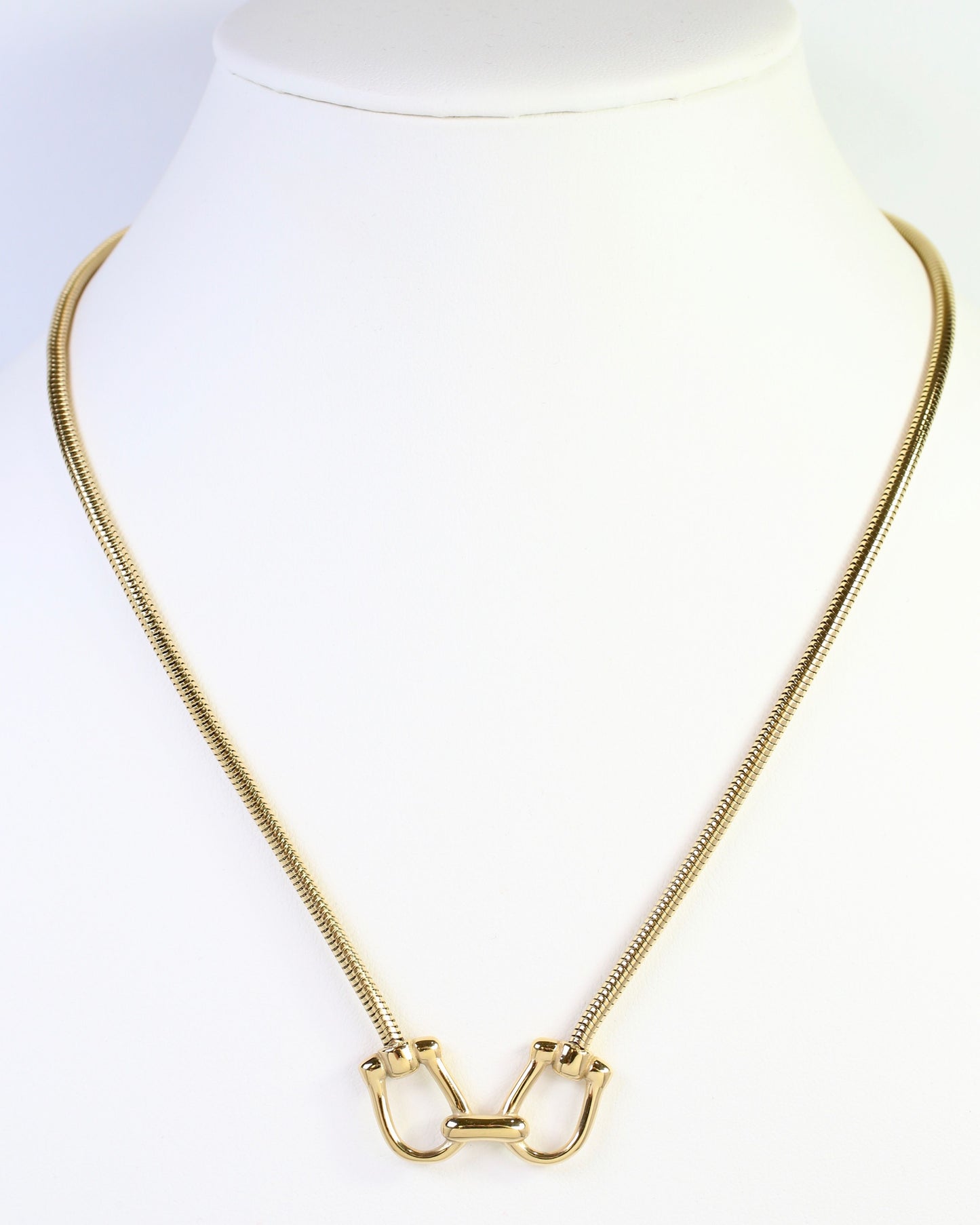 Ludlow Horsebit Necklace Gold