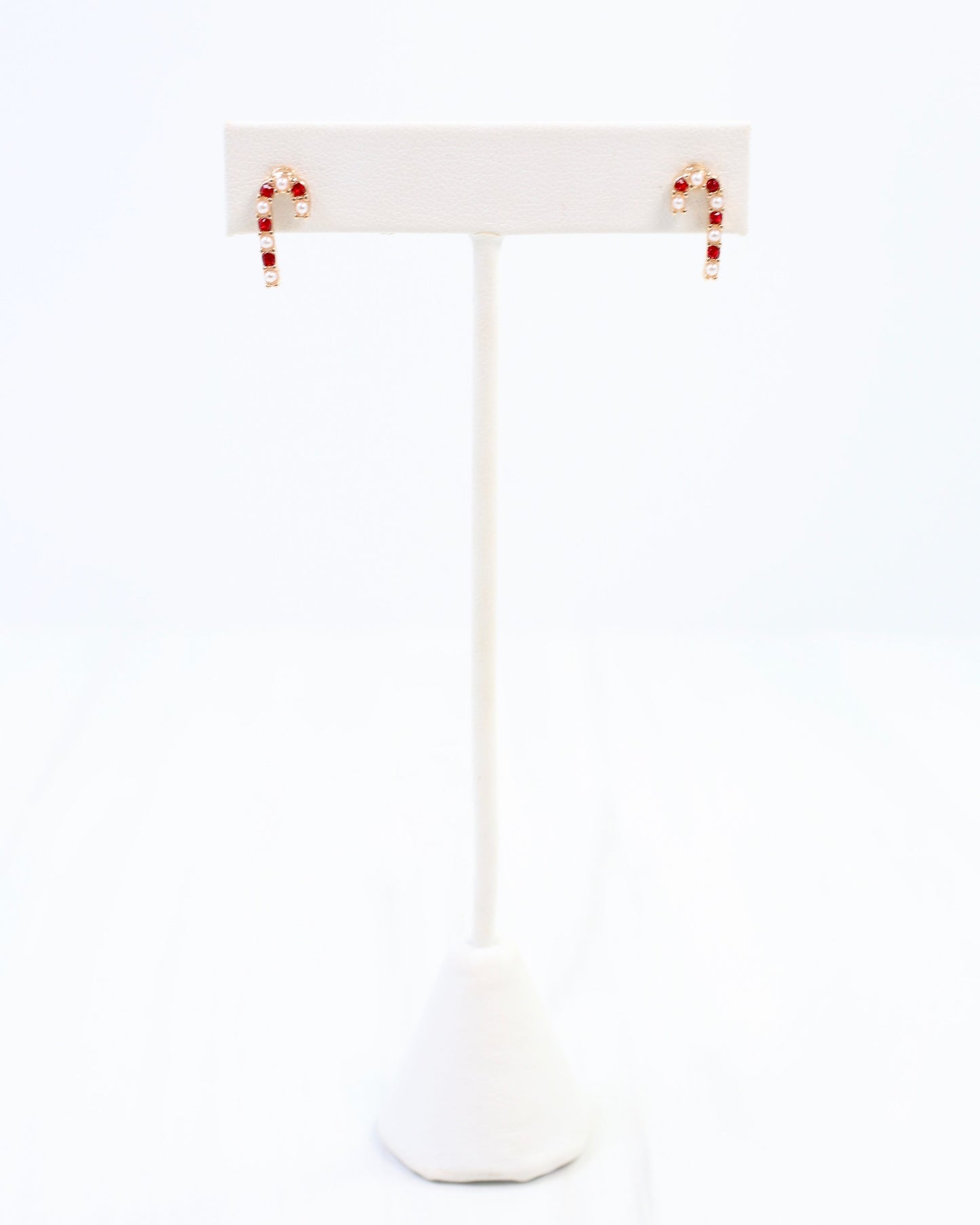 Kris Kringle Candy Cane Stud Red