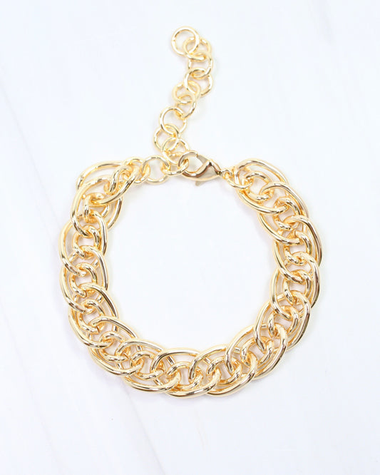 Langham Link Bracelet Gold