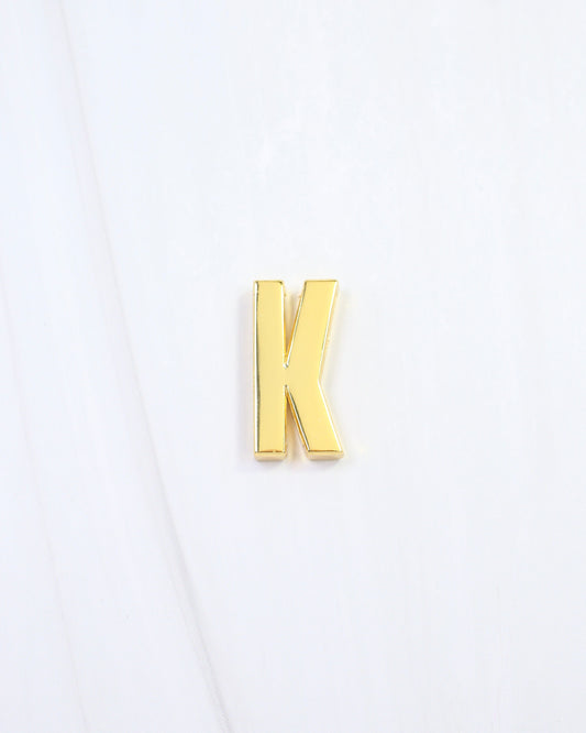 Arlett Initial Scarf Slide K Gold
