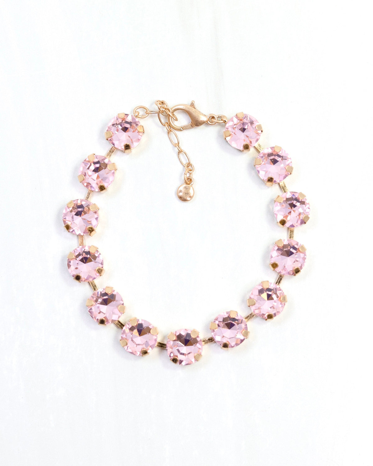 Andi Rhinestone Bracelet Pink