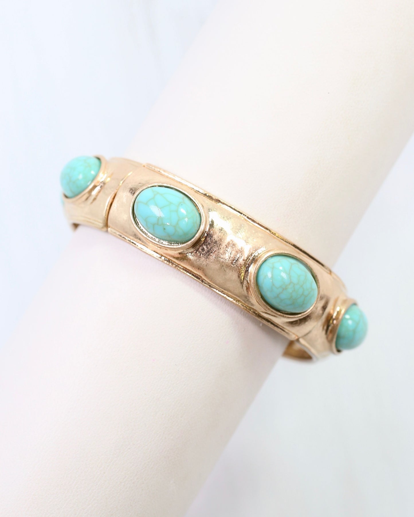 Hallie Stretch Bracelet Turquoise
