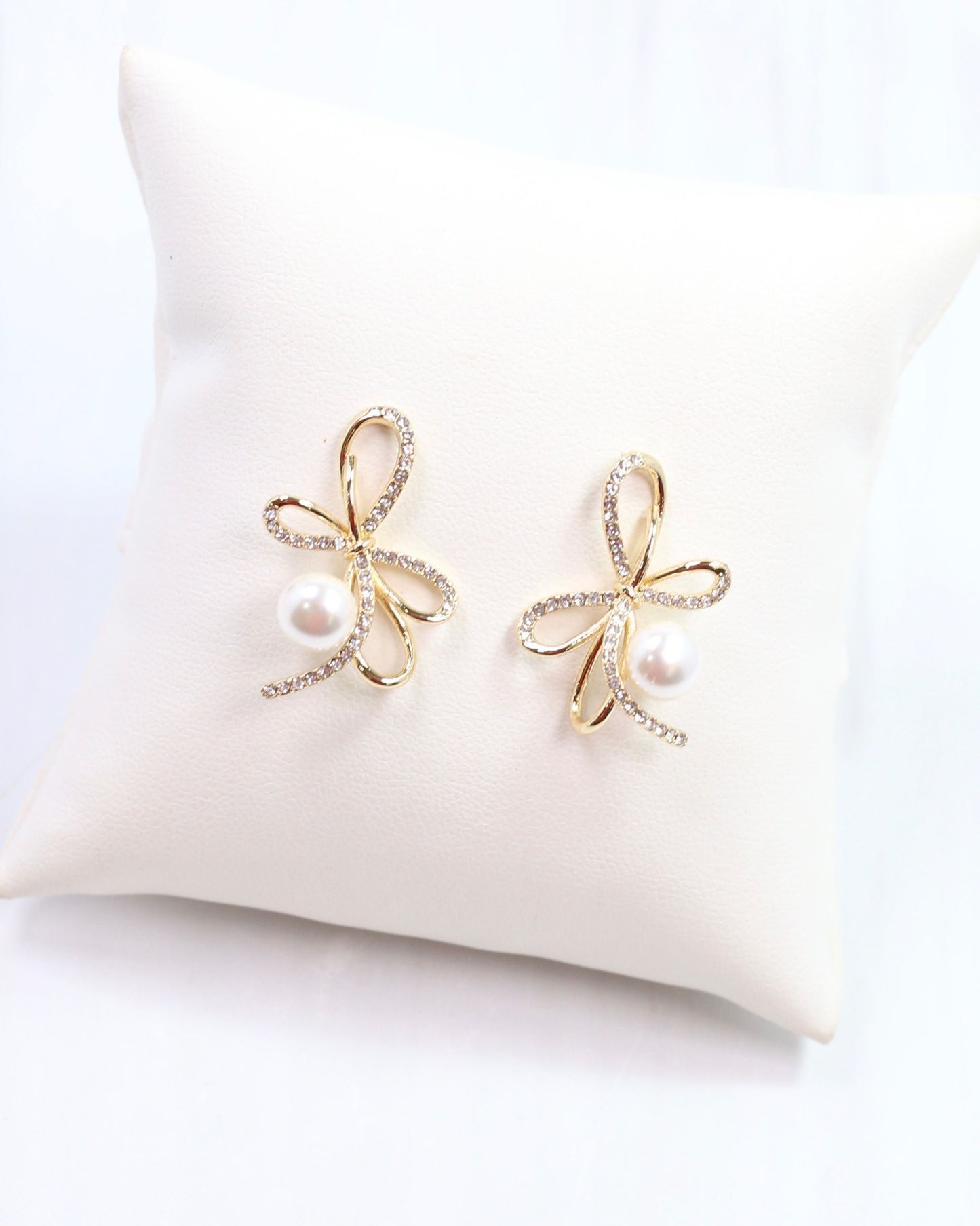 Ashley Bow Earring Gold