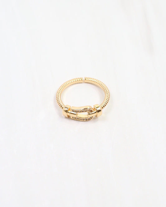 Bangor Buckle Ring WR Gold