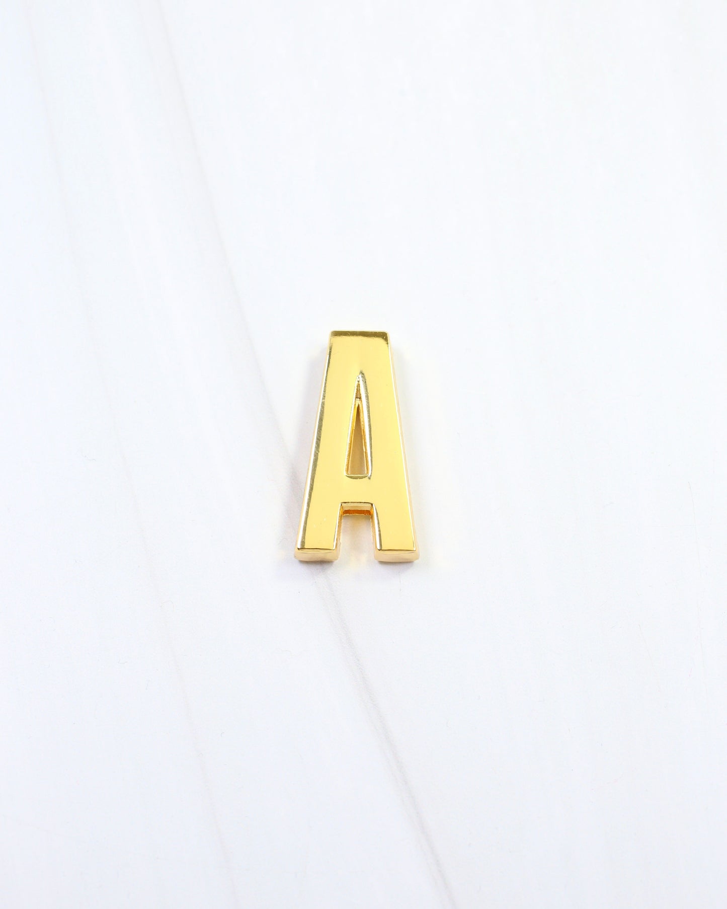 Arlett Initial Scarf Slide A Gold
