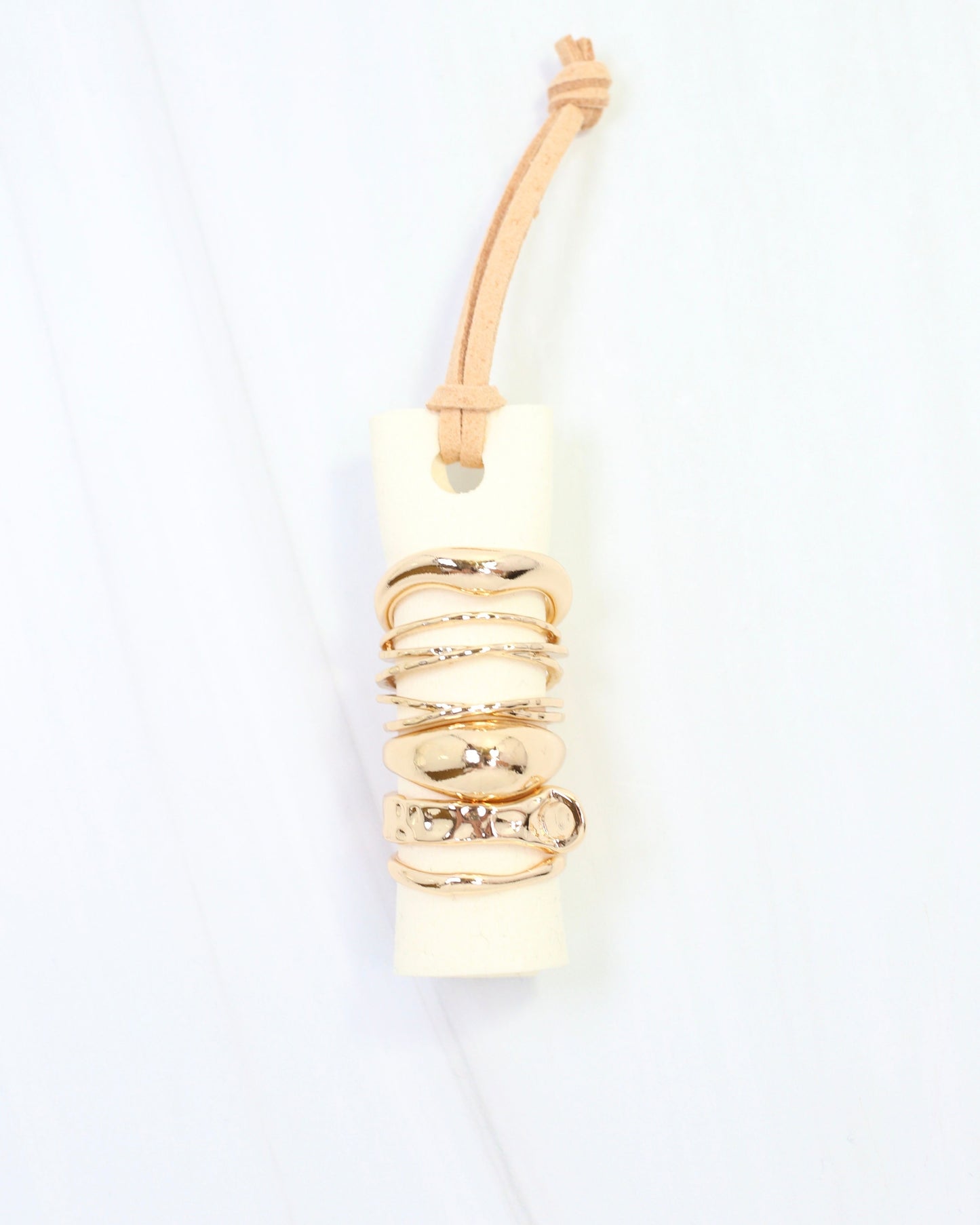 Kate Five Piece Ring Set Gold