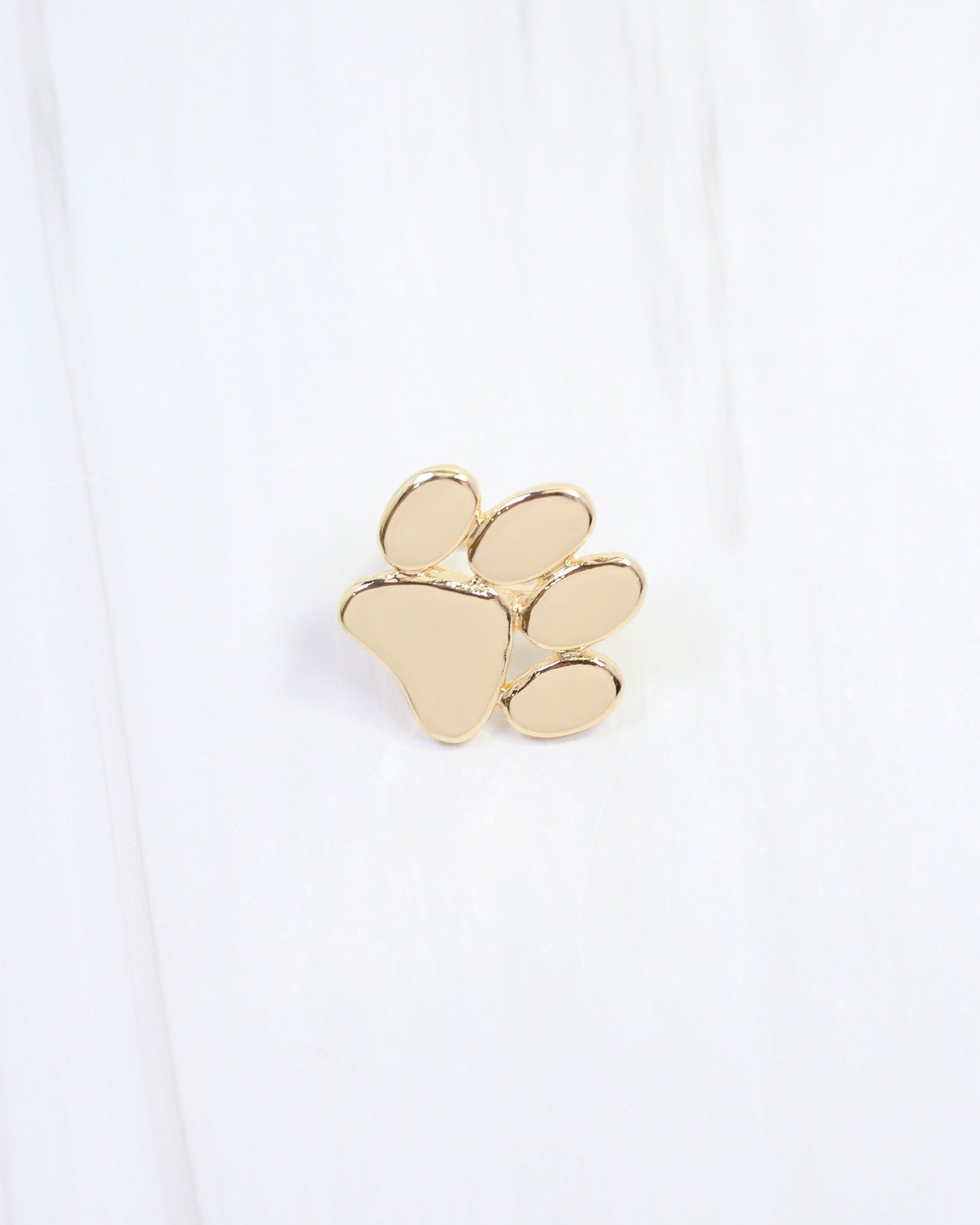 Sally Scarf Slide Paw Print Gold