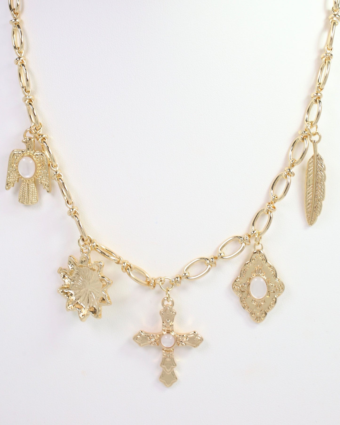 Durango Western Charm Necklace Gold