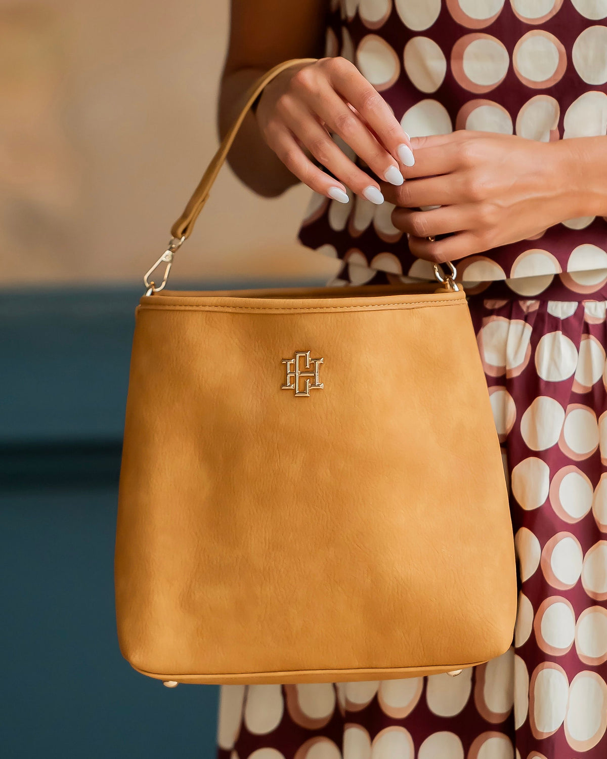 Alexandra Bucket Bag Mustard S