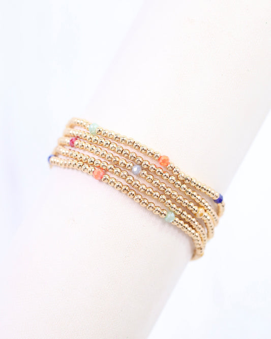 Malena Beaded Bracelet Set Multi