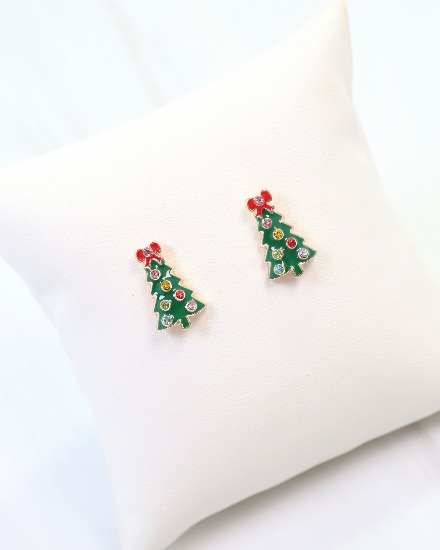 All is Calm Christmas Tree Stud Multi