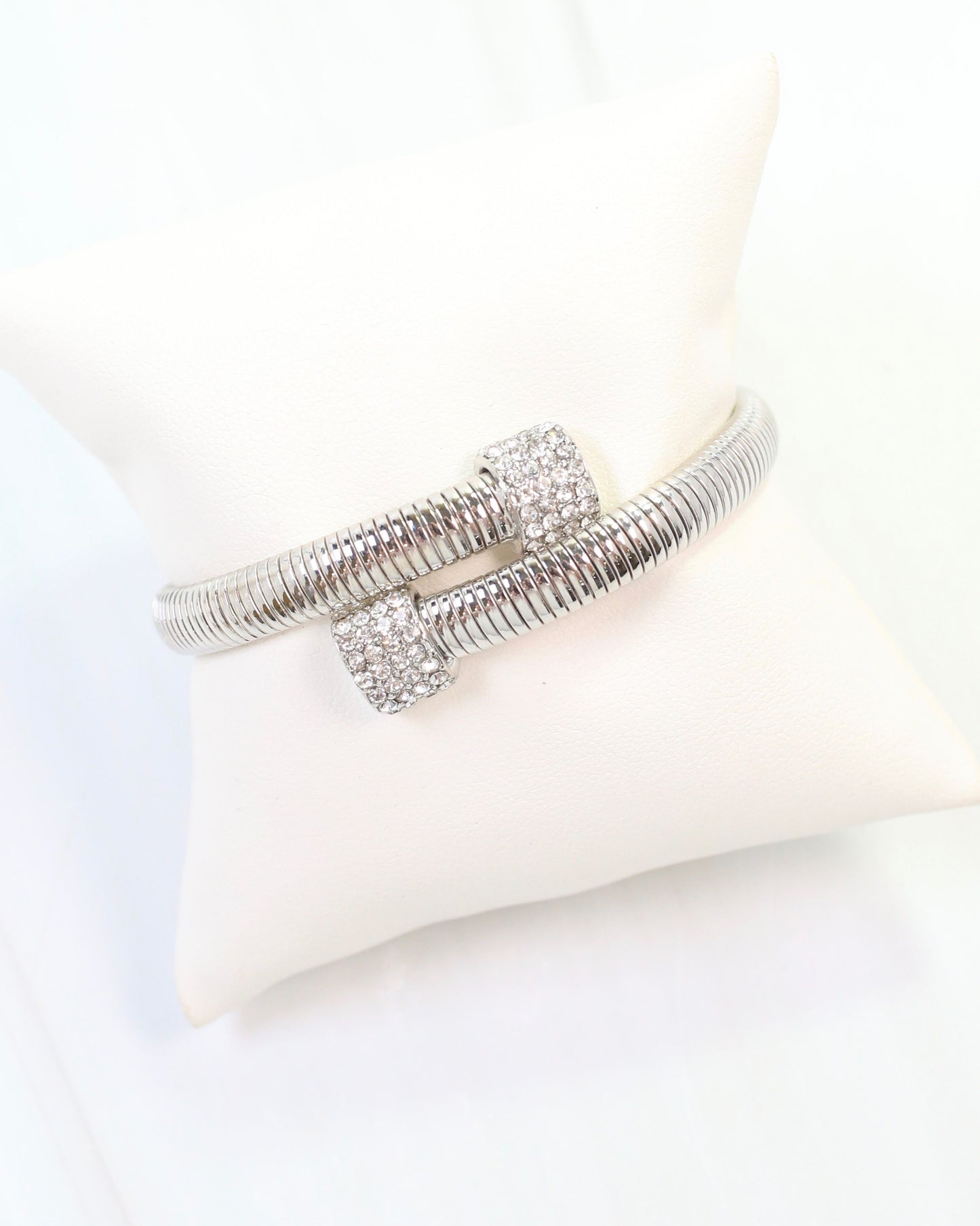 Carter Coil Bracelet Silver