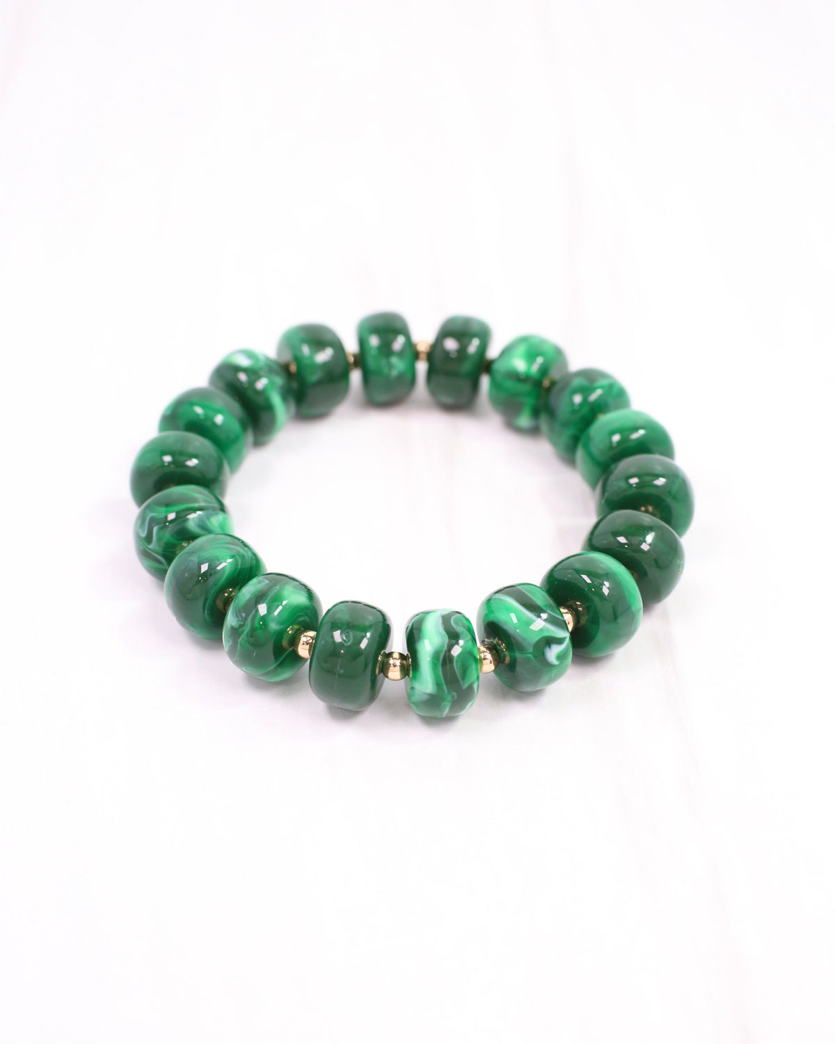 Tanner Beaded Bracelet Green