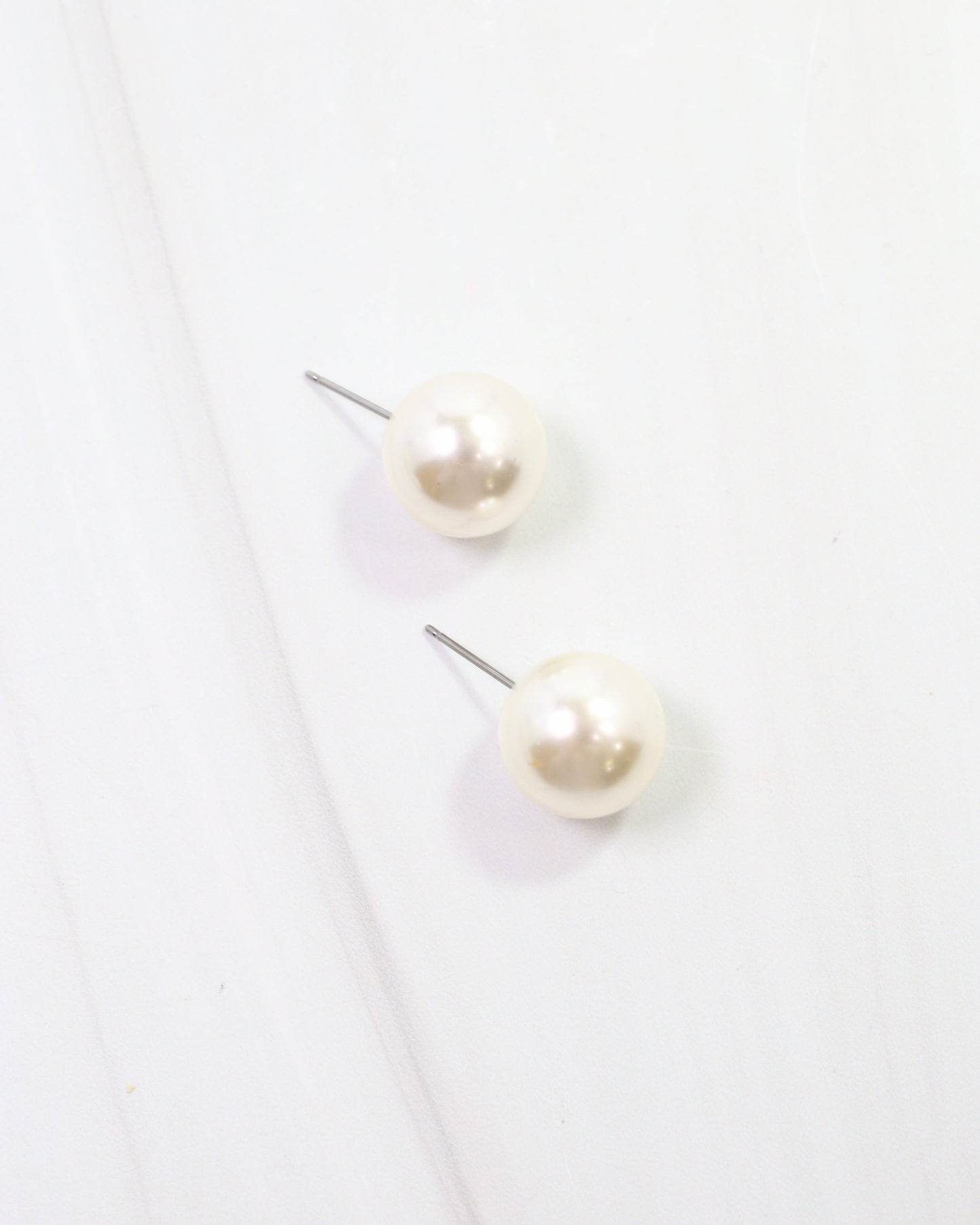 Greenville Pearl Stud Silver