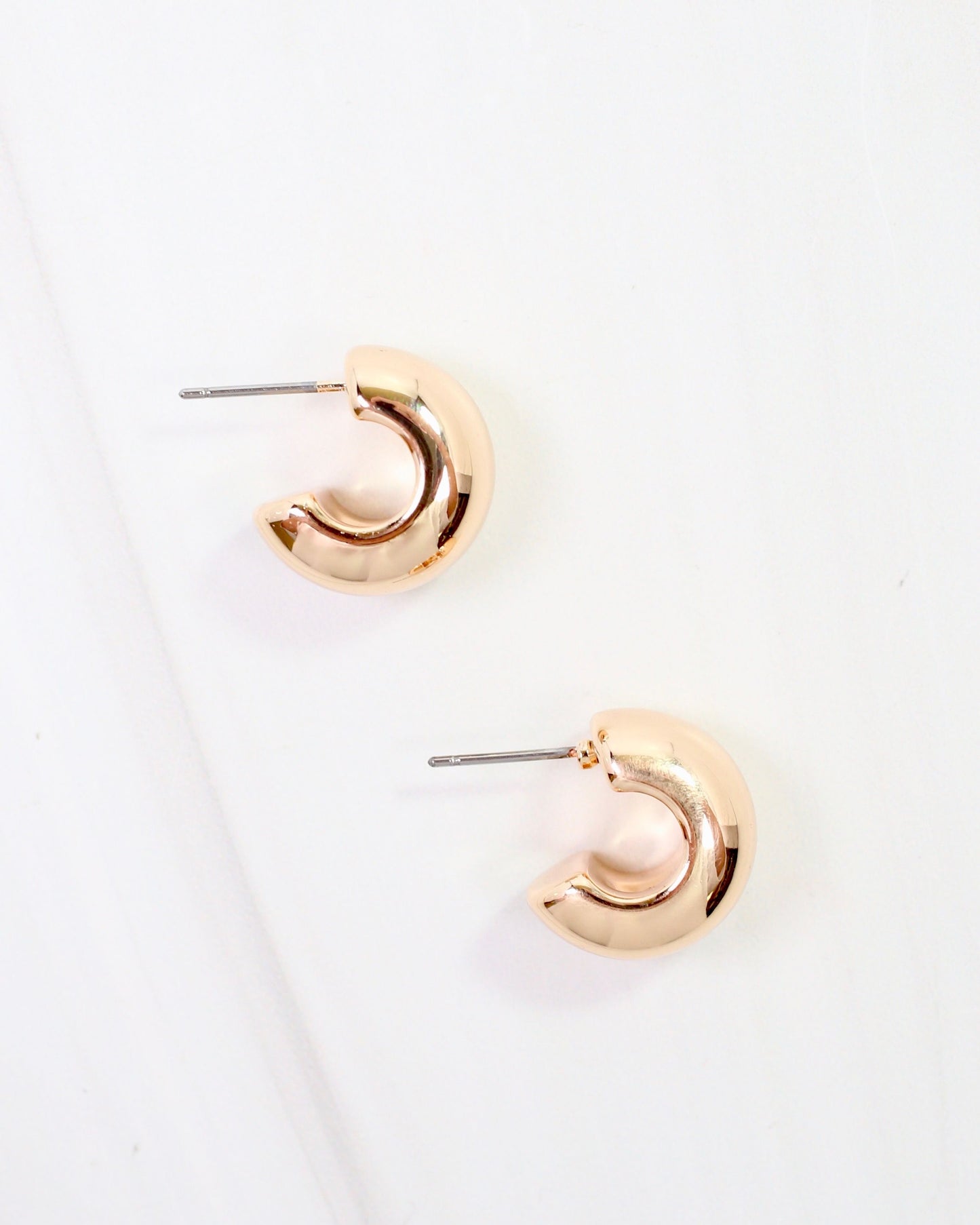 Branford Huggie Hoop Earring Gold