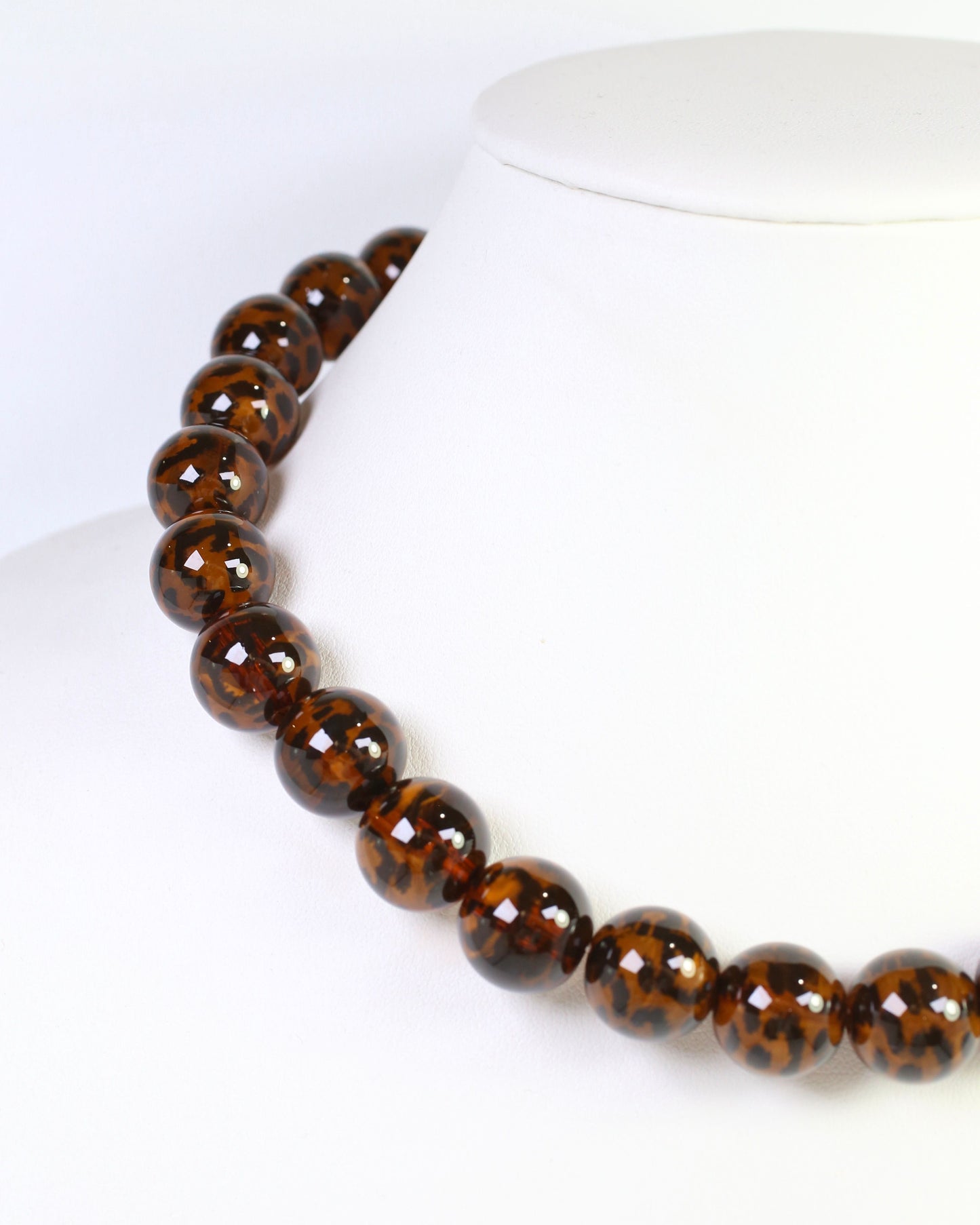 Maclarin Beaded Necklace Tortoise
