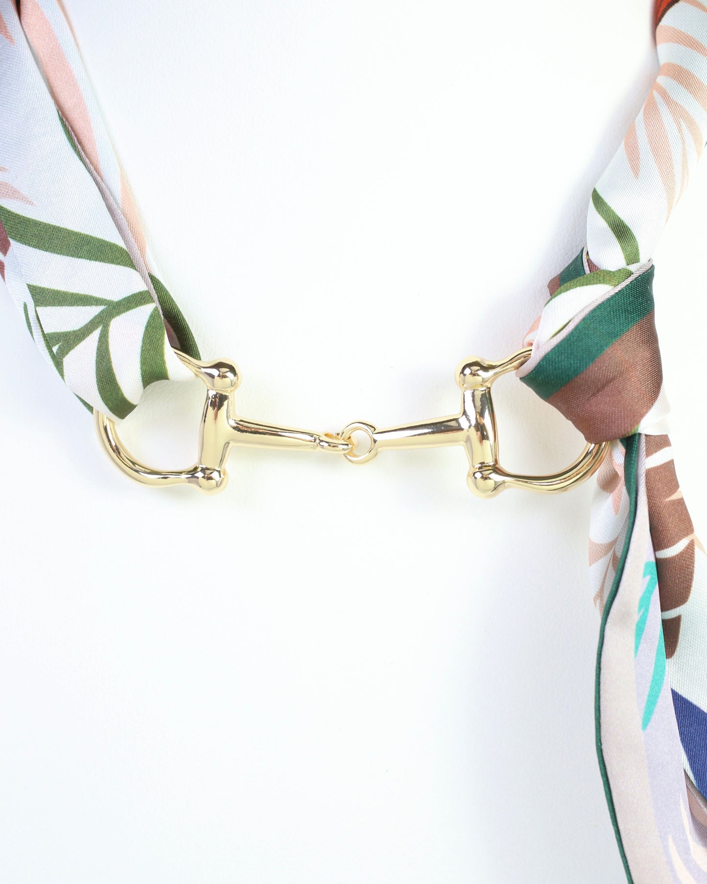 Lana Horsebit Scarf Necklace Multi