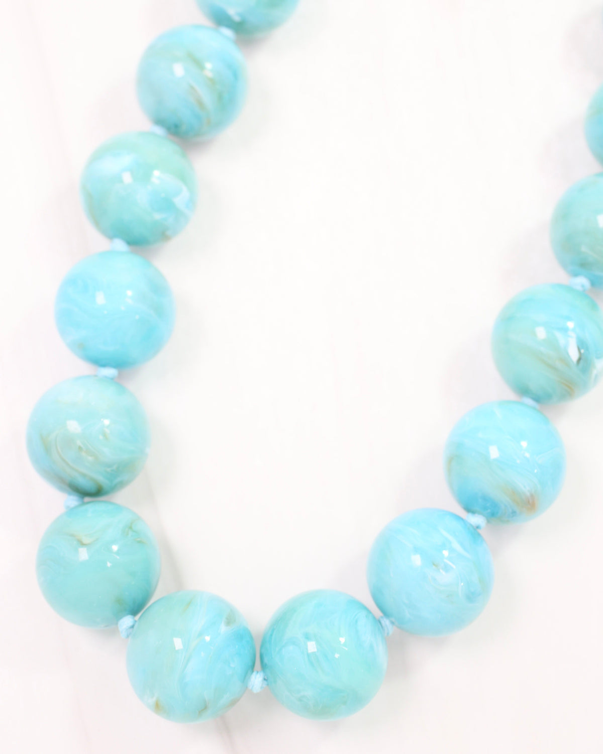 St. James Large Beaded Necklace Turquoise