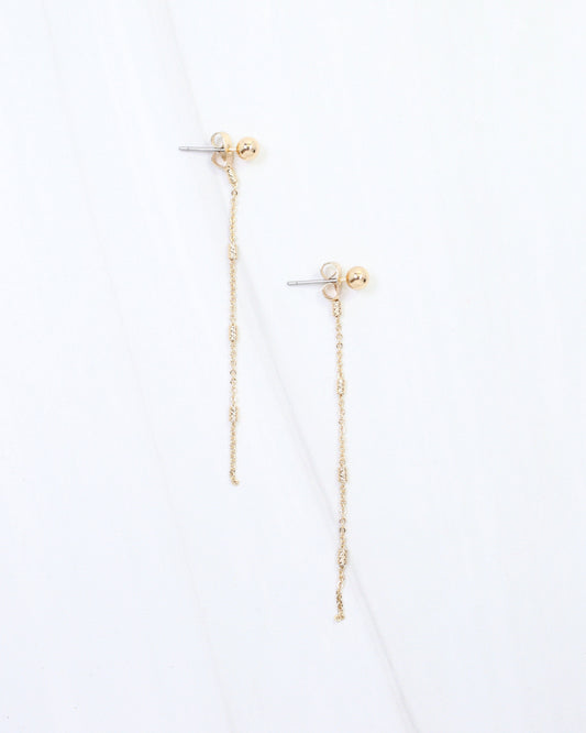 Maite Chain Dangle Earring WR Gold
