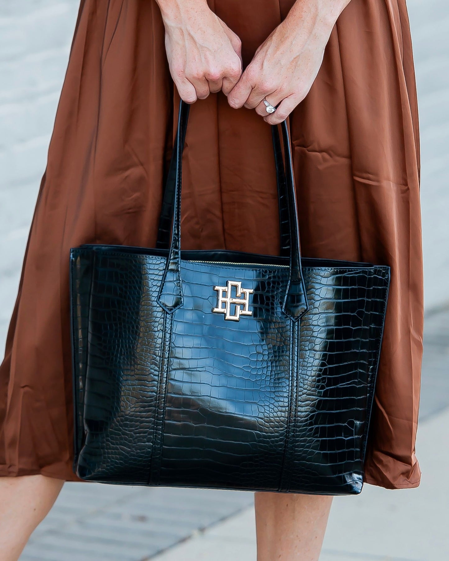 Heath Tote Bag Black EC