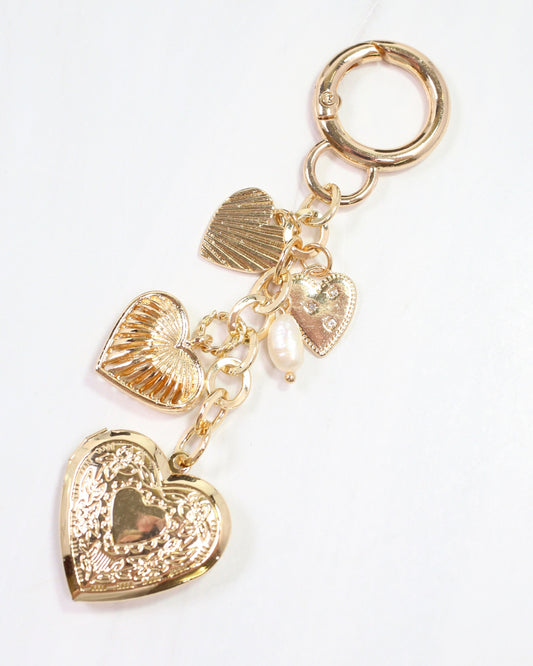 Landry Locket Bag Charm Gold