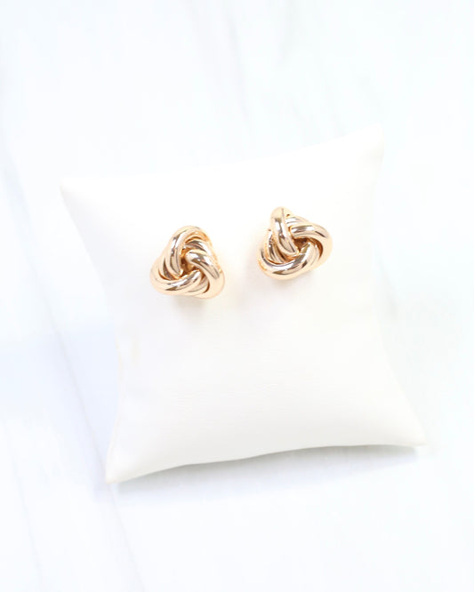 Clarissa Forget Me Knot Earring Gold