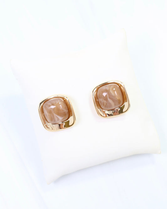 Waterbury Stud Earring Natural