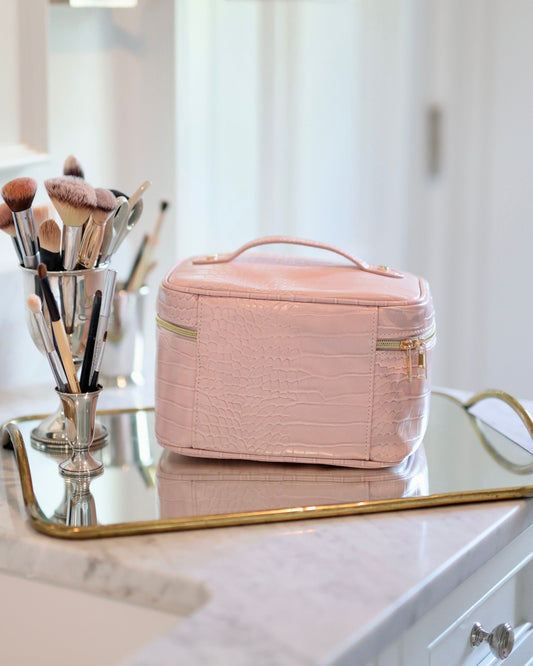 Hampton Train Case Blush EC