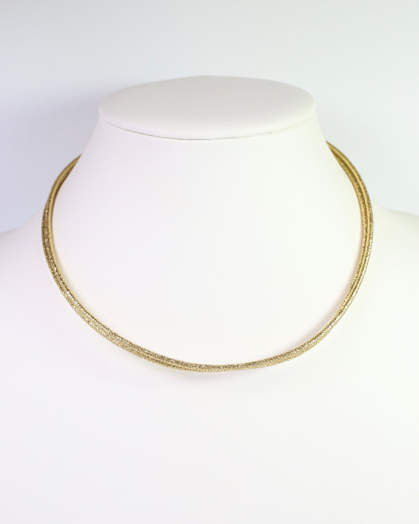 Dakota Magnetic Cord Necklace Gold