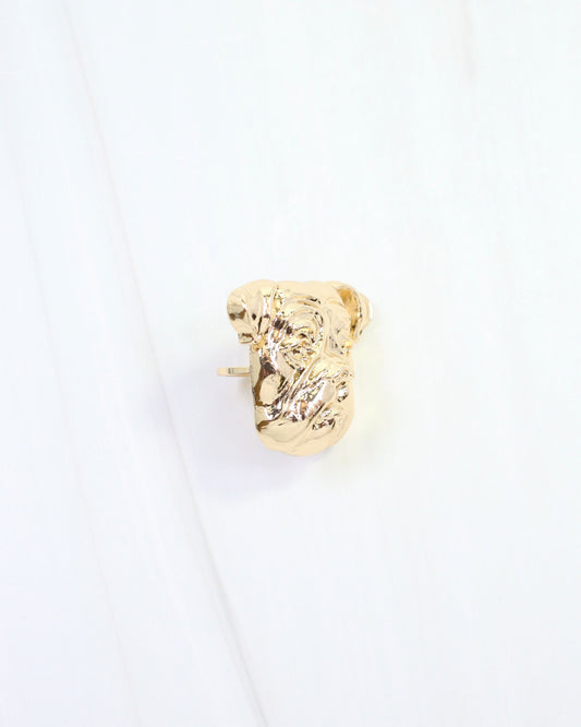 Sally Scarf Slide Dog Gold